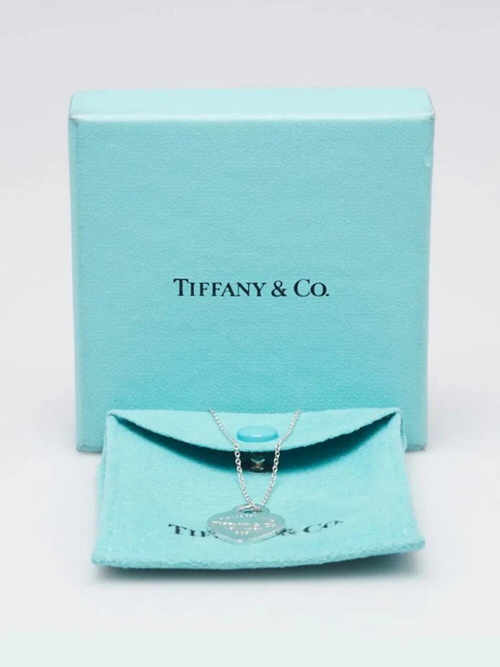 Tiffany & Co. Sterling Silver Return To Tiffany Heart Tag Pendant Necklace - Picture 7 of 7
